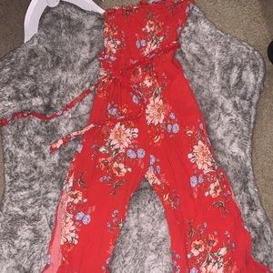 American Eagle Floral Jumper